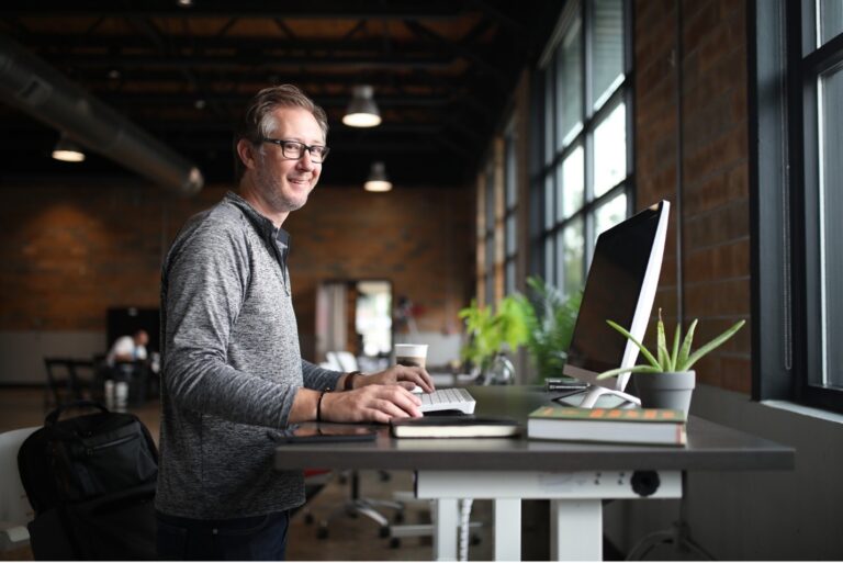 Man at computer